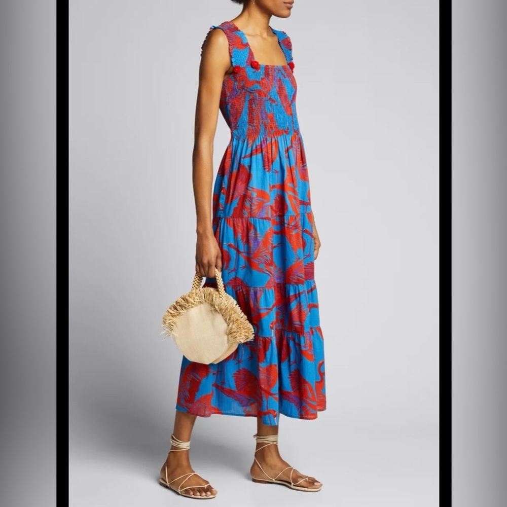 FIGUE Luella Poplin Maxi Dress